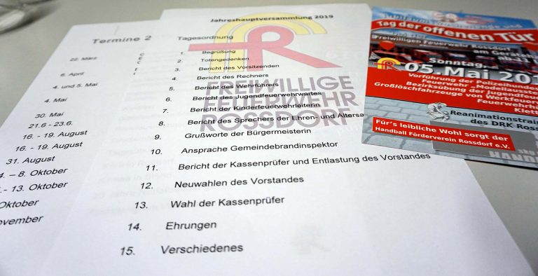Jahreshauptversammlung 2019